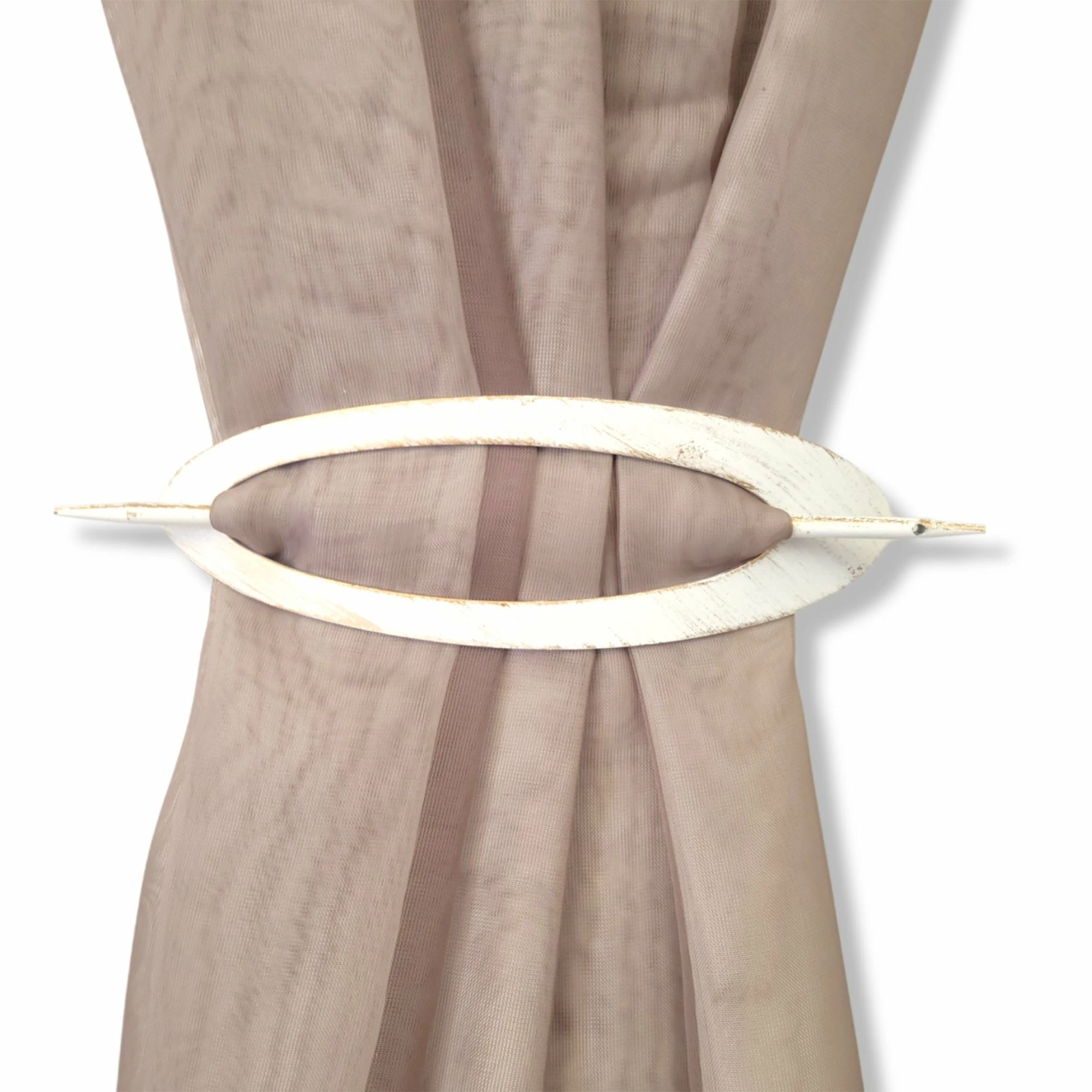Flash Sale π Evideco Set Of 2 Metal Curtain Tiebacks Cosy Big Size - 7"l X 2 1/4"w X 1"D Grey π 2 Flash Sale π Evideco Set Of 2 Metal Curtain Tiebacks Cosy Big Size - 7"l X 2 1/4"w X 1"D Grey π - Image 2