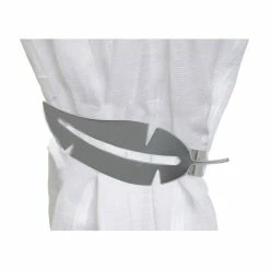 Discount π― Evideco Set Of 2 Metal Feather Tieback With Magnet Plume Shiny - 6.8"L X 2"W X 1"D White π― 25 Discount π― Evideco Set Of 2 Metal Feather Tieback With Magnet Plume Shiny - 6.8"L X 2"W X 1"D White π― -Evideco Shop Set of 2 Metal Feather Tieback With Magnet Plume Shiny 10