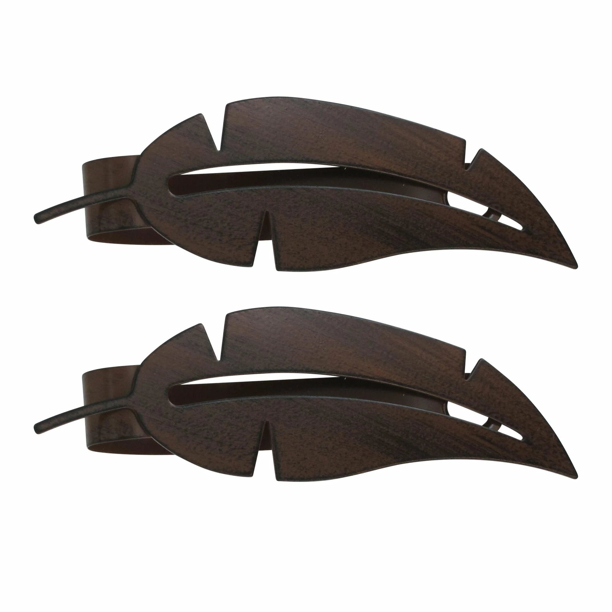 Discount π― Evideco Set Of 2 Metal Feather Tieback With Magnet Plume Shiny - 6.8"L X 2"W X 1"D White π― 12 Discount π― Evideco Set Of 2 Metal Feather Tieback With Magnet Plume Shiny - 6.8"L X 2"W X 1"D White π― - Image 12
