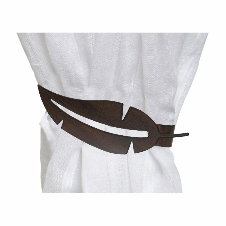 Discount π― Evideco Set Of 2 Metal Feather Tieback With Magnet Plume Shiny - 6.8"L X 2"W X 1"D White π― 13 Discount π― Evideco Set Of 2 Metal Feather Tieback With Magnet Plume Shiny - 6.8"L X 2"W X 1"D White π― - Image 13