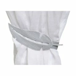 Discount π― Evideco Set Of 2 Metal Feather Tieback With Magnet Plume Shiny - 6.8"L X 2"W X 1"D White π― 29 Discount π― Evideco Set Of 2 Metal Feather Tieback With Magnet Plume Shiny - 6.8"L X 2"W X 1"D White π― -Evideco Shop Set of 2 Metal Feather Tieback With Magnet Plume Shiny 14
