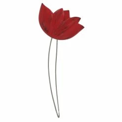 Flash Sale 🤩 Evideco Set Of 2 Resin Tieback With Magnet Tulip Small Size - 11.8"L X 2.1"W X 1"D Gold ⌛ -Evideco Shop Set of 2 Resin Tieback With Magnet Tulip Small Size 9