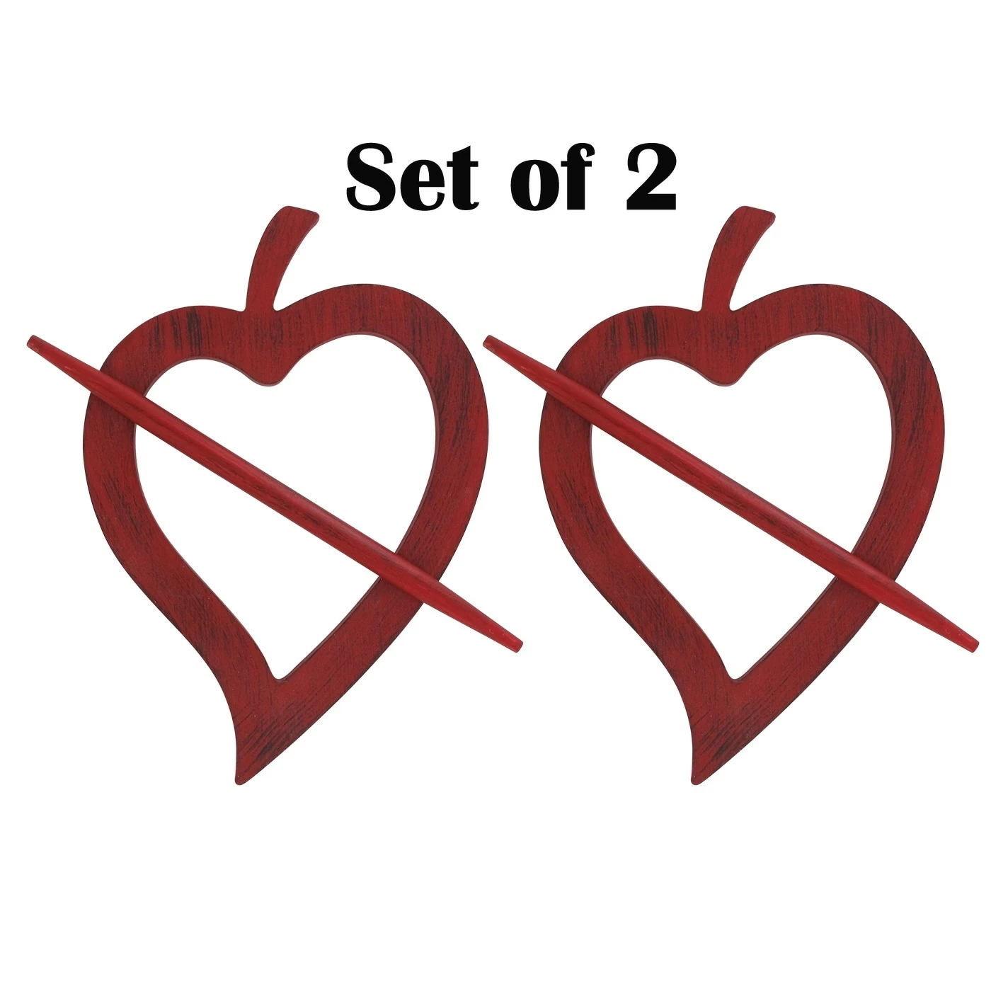 Buy β€οΈ Evideco Set Of 2 Wooden Heart Tieback Fjord Big Size - 8"L X 5.7"W X 0.8"D Natural π 4 Buy β€οΈ Evideco Set Of 2 Wooden Heart Tieback Fjord Big Size - 8"L X 5.7"W X 0.8"D Natural π - Image 4