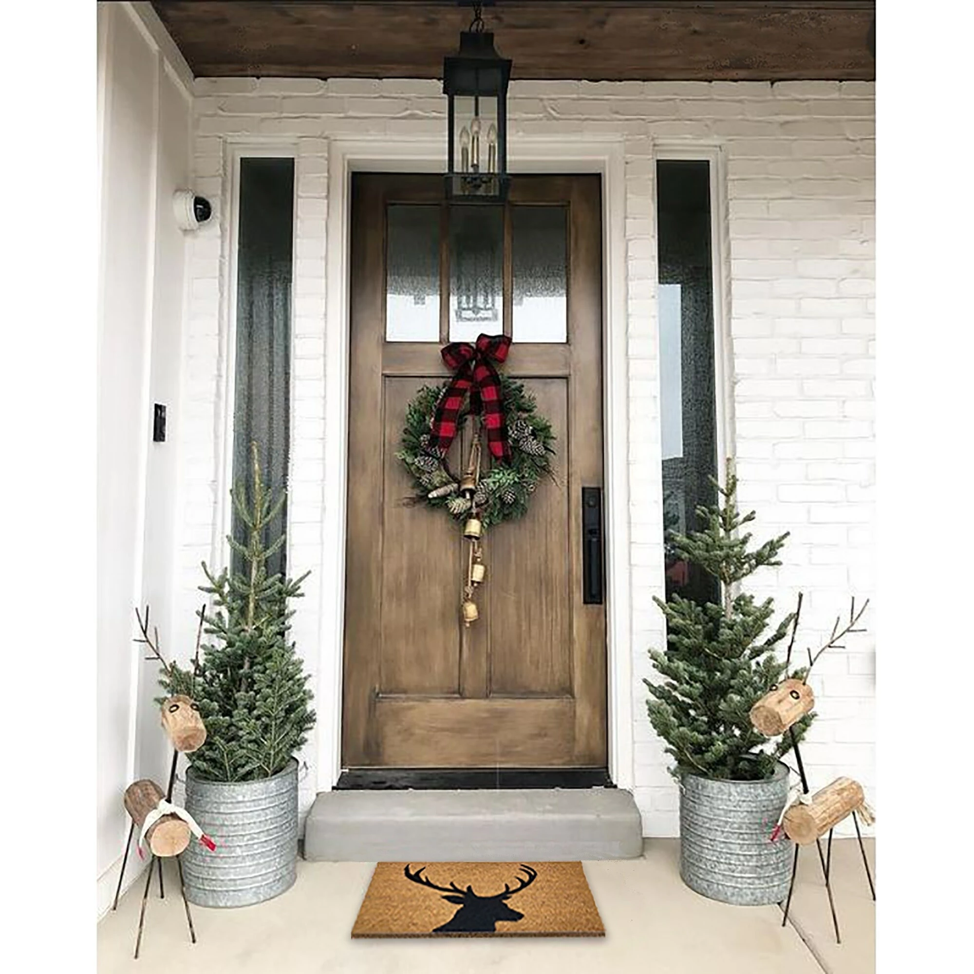 Buy π Evideco Sheltered Coconut Door Mat Printed Reindeer 24x16 Natural π 4 Buy π Evideco Sheltered Coconut Door Mat Printed Reindeer 24x16 Natural π - Image 4