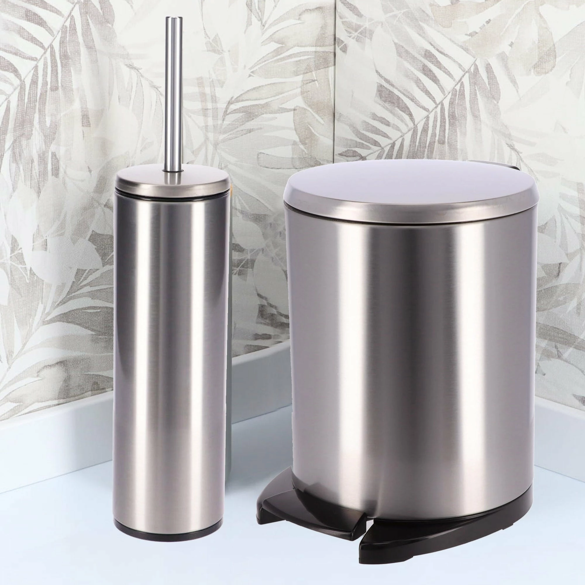 Deals π Evideco Soft Close Lid Stainless Steel Round Step Trash Can Waste Bin 6-liters -1.6-gal. - 1.6 β 4 Deals π Evideco Soft Close Lid Stainless Steel Round Step Trash Can Waste Bin 6-liters -1.6-gal. - 1.6 β - Image 4