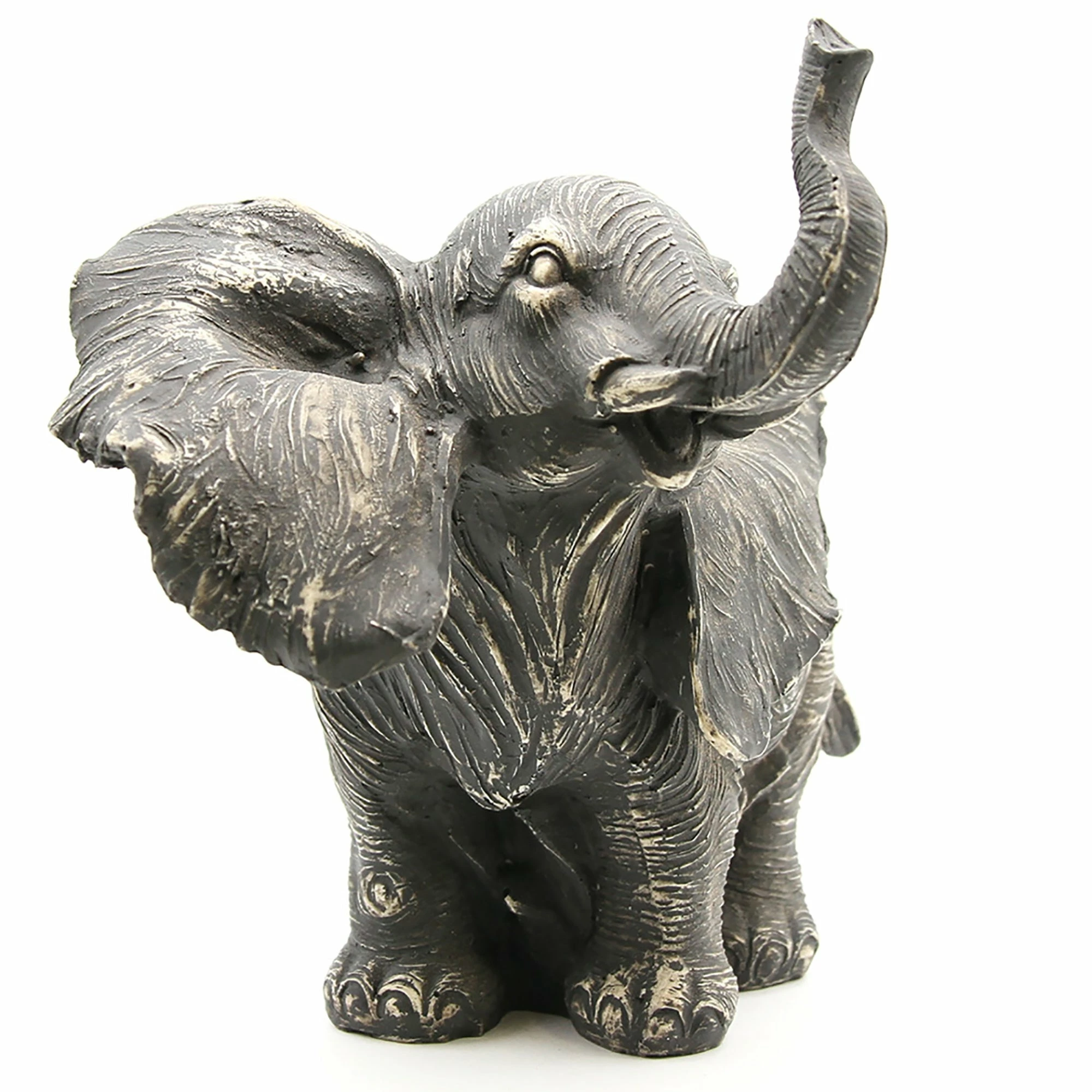 Coupon π₯ Evideco Standing Elephant Statuette Figurine Sculpture Distressed Grey Ecru - 6.8"H X 7"L X 5"W π 4 Coupon π₯ Evideco Standing Elephant Statuette Figurine Sculpture Distressed Grey Ecru - 6.8"H X 7"L X 5"W π - Image 4