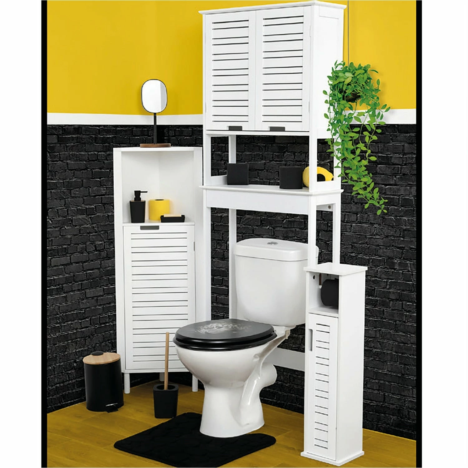 Brand new π Evideco Storage Corner Cabinet Shelf Colored - 46.8"Hx12"Lx12"W White π€© 3 Brand new π Evideco Storage Corner Cabinet Shelf Colored - 46.8"Hx12"Lx12"W White π€© - Image 3