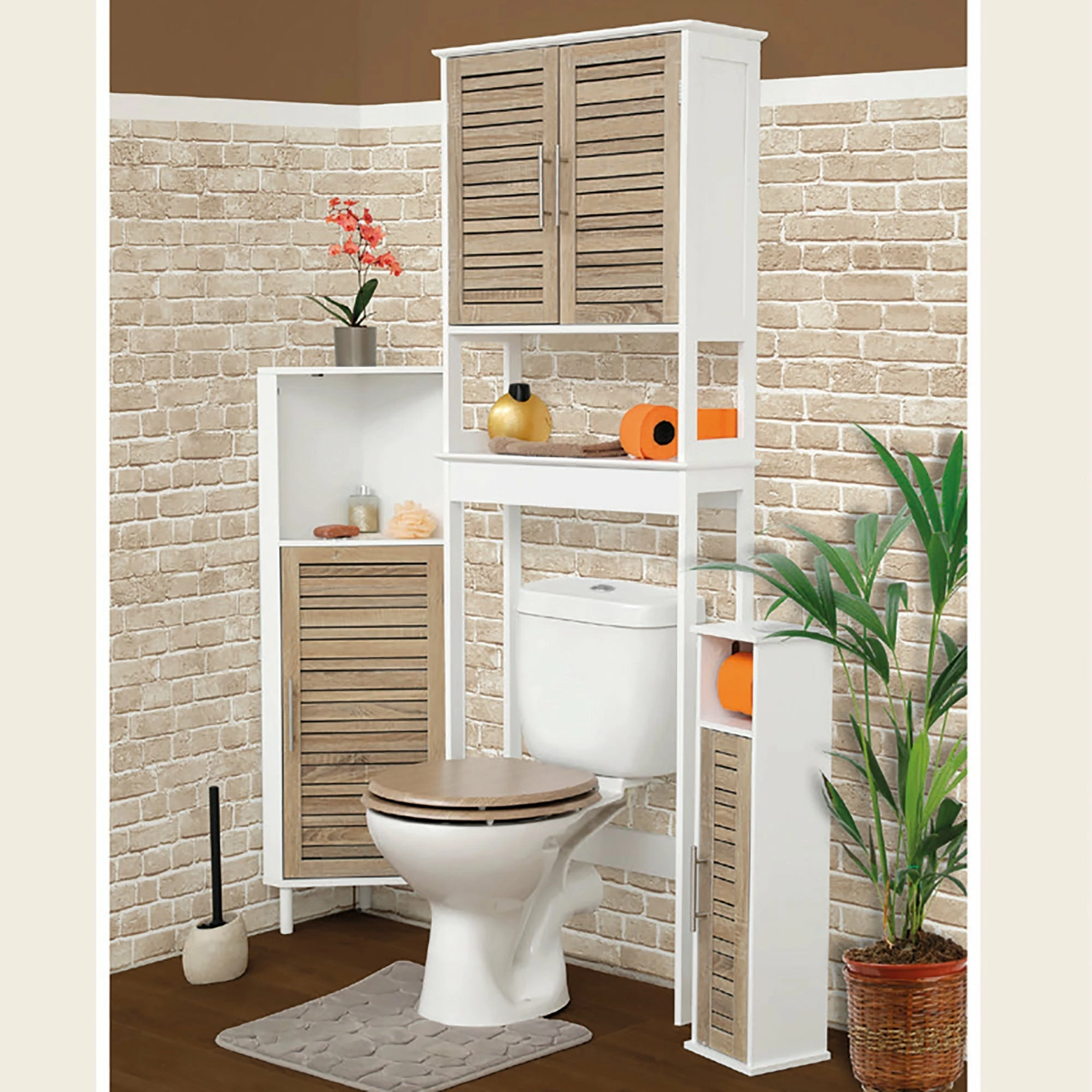 Brand new π Evideco Storage Corner Cabinet Shelf Colored - 46.8"Hx12"Lx12"W White π€© 8 Brand new π Evideco Storage Corner Cabinet Shelf Colored - 46.8"Hx12"Lx12"W White π€© - Image 8