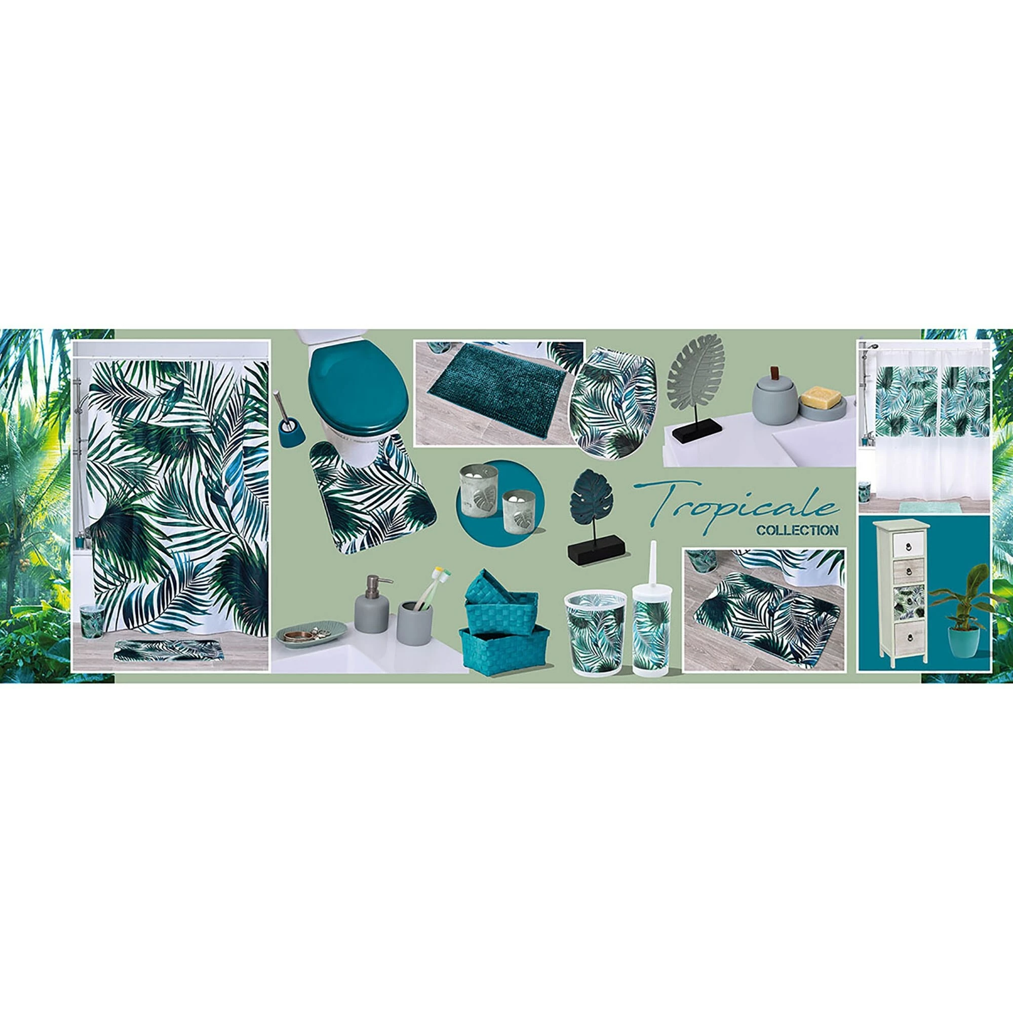 Outlet β Evideco Tropical Toilet Brush And Holder Set Plastic - 4"L X 4"W X 13.7"H 𧨠2 Outlet β Evideco Tropical Toilet Brush And Holder Set Plastic - 4"L X 4"W X 13.7"H 𧨠- Image 2