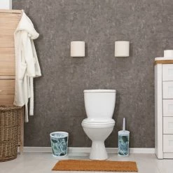 Outlet β Evideco Tropical Toilet Brush And Holder Set Plastic - 4"L X 4"W X 13.7"H 𧨠10 Outlet β Evideco Tropical Toilet Brush And Holder Set Plastic - 4"L X 4"W X 13.7"H 𧨠-Evideco Shop Tropical Toilet Brush and Holder Set Plastic 4