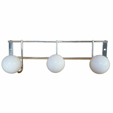 Promo π Evideco Wall Mounted π§₯ Coat And Hat 3 Hooks BIG BALLS Rail/Rack Organizer White π 1 Promo π Evideco Wall Mounted π§₯ Coat And Hat 3 Hooks BIG BALLS Rail/Rack Organizer White π