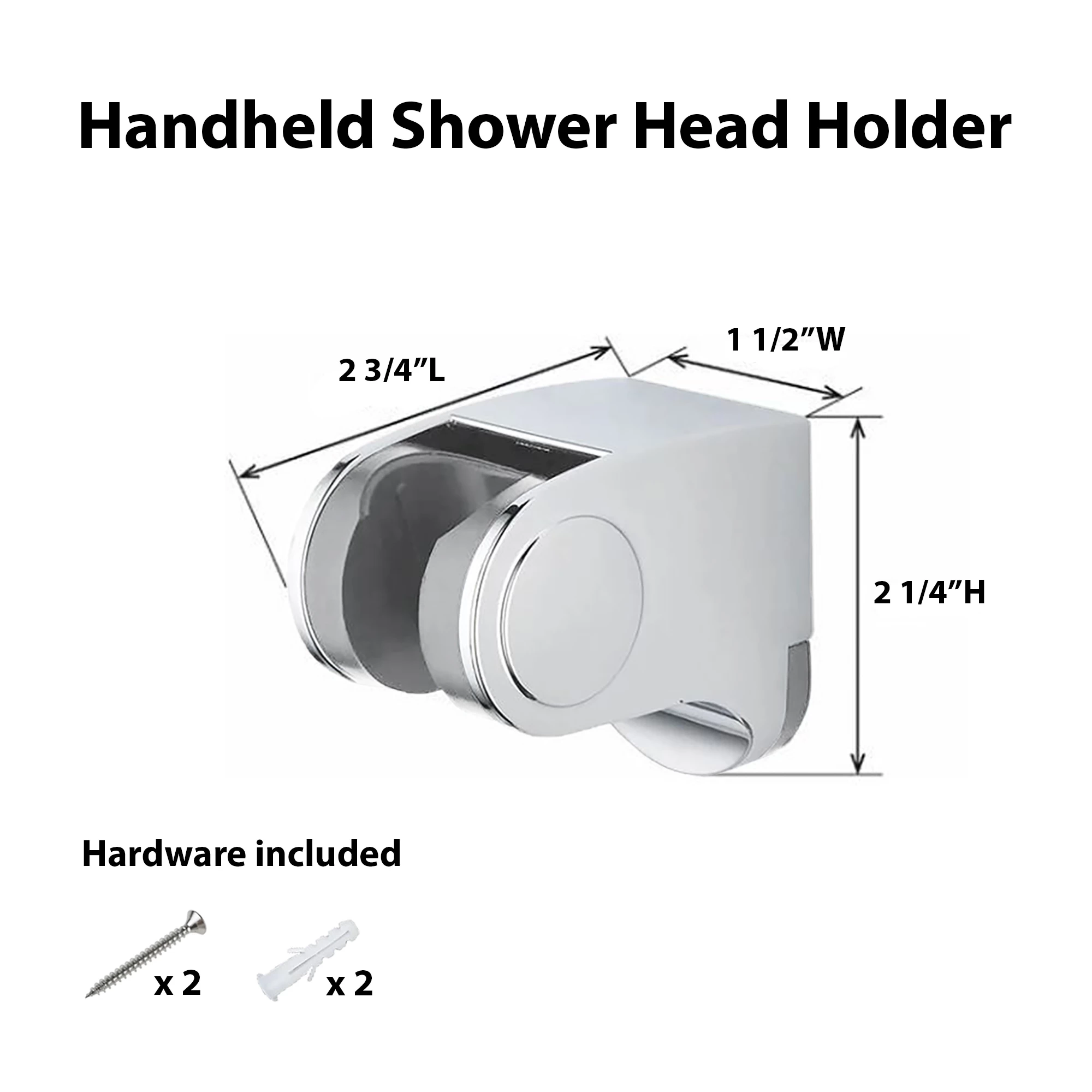 Cheap π₯ Evideco Wall Mounted Handheld Shower Head Holder Chrome π 3 Cheap π₯ Evideco Wall Mounted Handheld Shower Head Holder Chrome π - Image 3